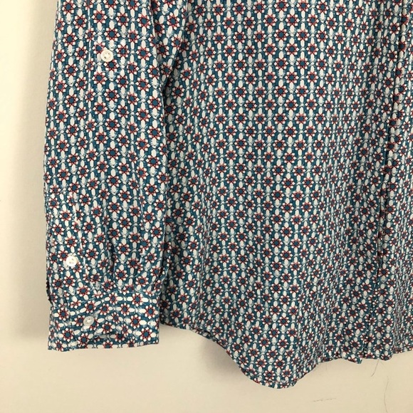 Joie Violette Peacock Print Silk Blouse - Picture 8 of 8